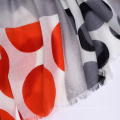 Luxury fashion new style polka dot printed scarf for winter